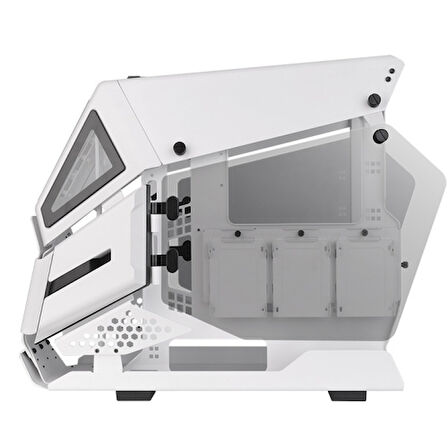  ah t200 beyaz tempered glass pencereli, mikro atx oyuncu kasası