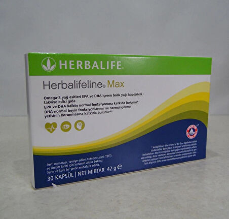 Herbalifeline Max - Omega 3 - EPA & DHA İçeren Balık Yağı Takviyesi