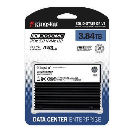 Kingston Enterprise 3.8TB 2.5" NVMe SSD SEDC3000ME/3T8