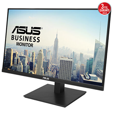 ASUS VA27UQSB 27 IPS FREESYNC 3840x2160 5ms 350cd DP HDMI USB Hoparlör VESA 3YIL EYECARE PLUS FLICKER-FREE ÇERÇEVESİZ DÜŞÜK MAVİ IŞIK PİVOT MONİTÖR
