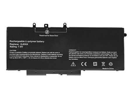  Dell Latitude E5480, E5580 Notebook Bataryası - 4 Cell