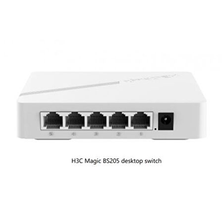 H3C Magic BS205, 5 Port, GigaBit, Yönetilemez, Masaüstü Switch