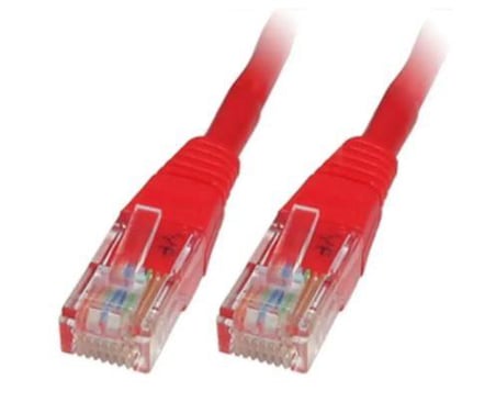 Ods Cat6 UTP LSZH Bakır Patch Cord Kırmızı 0.20 Metre