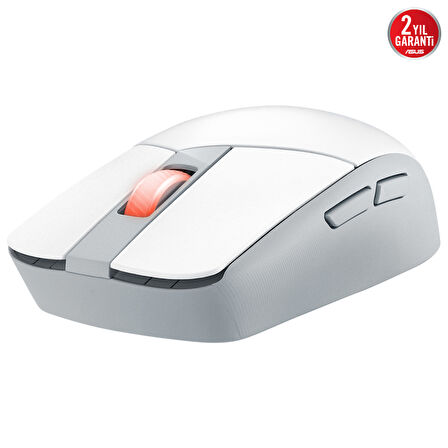 ASUS ROG STRIX IMPACT III WIRELESS ULTRA HAFİF 36000 DPI SENSÖR 2.4GHz BLUETOOTH DEĞİŞTİRİLEBİLİR SWITCH OYUNCU MOUSE BEYAZ