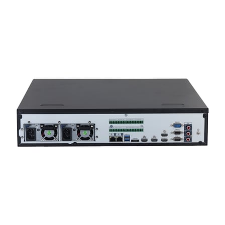 DAHUA NVR608RH-128-XI, 128Kanal, 32Mpix, H265+, 8 HDD, 1080P Kayıt, 1280 Mbps Bant Genişliği, 2 Port 2500 Mbps LAN, RAID 0/1/5/6/10, Çift Power Supply, NVR