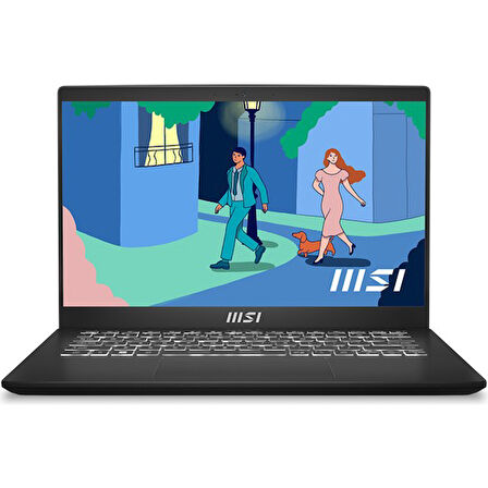  NB MODERN 14 C12MO-1039XTR I7-1255U 16GB DDR4 UMA 512GB SSD 14.0 FHD DOS SIYAH