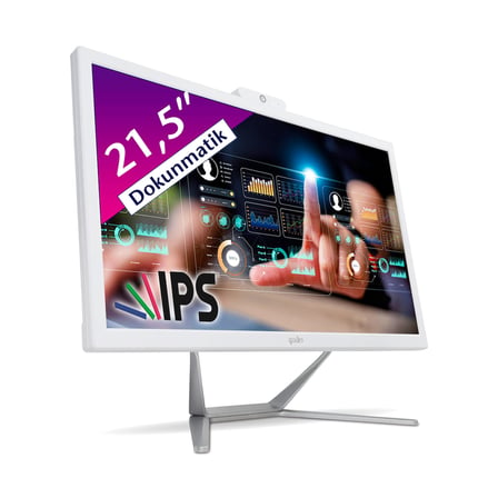 Quadro Stark Touch H8122 All in One Bilgisayar Intel Core i5 8 GB 256 GB SSD 21.5 inç Dokunmatik