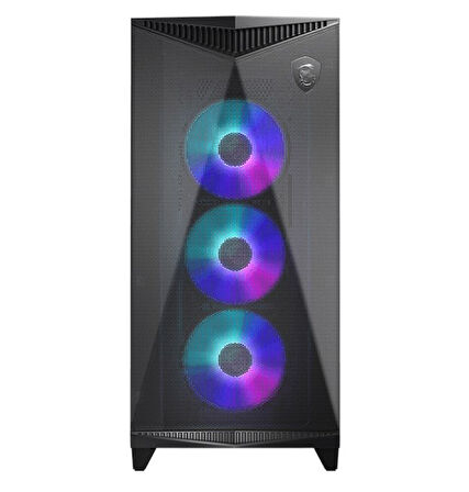  MPG GUNGNIR 300R AIRFLOW TEMPERLI CAM A-RGB FAN 4x120mm PMW FAN ATX BROWN BOX GAMING BILGISAYAR KASASI