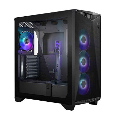  MPG GUNGNIR 300R AIRFLOW TEMPERLI CAM A-RGB FAN 4x120mm PMW FAN ATX BROWN BOX GAMING BILGISAYAR KASASI