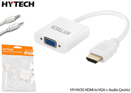  HY-HV35 HDMI to VGA + Audio Çevirici