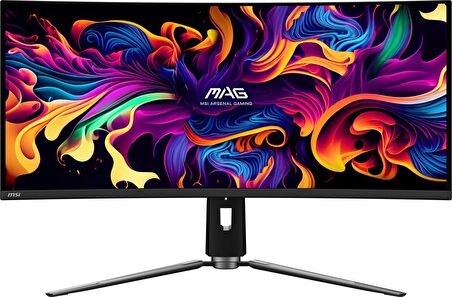 34 MSI MAG 341CQP QD-OLED 3440x1440 (UWQHD) 21:9 CURVE 1800R QD-OLED 175HZ 0.03MS ADAPTIVE-SYNC GAMING MONITOR