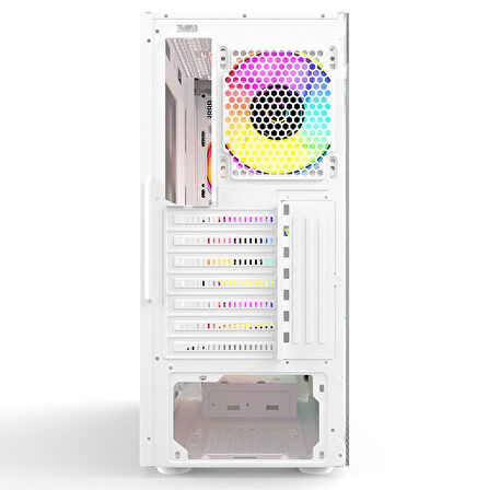  GB-T005MW USB3.0 RGB fan Mesh Panel Beyaz kasa (PSU Yok)