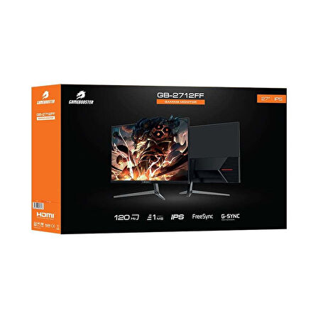  GB-2712FF 27" 120hz 1ms IPS FHD FreeSync, G-Sync 1xHDMI,1xDP Gaming Monitör