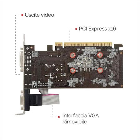 Nvidia GT 730, 4Gb, GDDR3, 64Bit, 1xD-Sub, 1xDVI, 1xHDMI Ekran Kartı