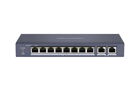 DS-3E0310P-E/M 8 Port 10/100 Yönetilemez PoE Switch