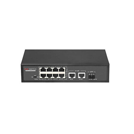 ODS-8P2U 8 PORT POE 10/100 2FE UPLINK 120W YONETILEMEZ SWITCH