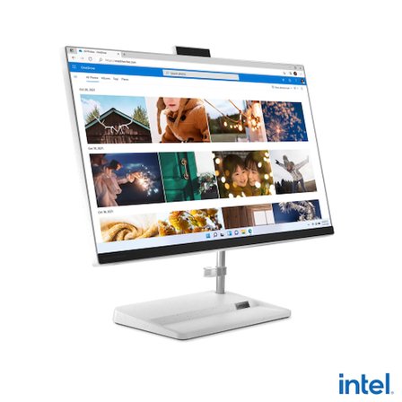F0GH01JCTR, IdeaCentre AIO 3 24IAP7 i5-12450H 23,8" FHD Ekran, 16Gb DDR4 Ram, 512Gb SSD, Paylaşımlı Ekran Kartı, Free Dos, All In One PC (Beyaz)