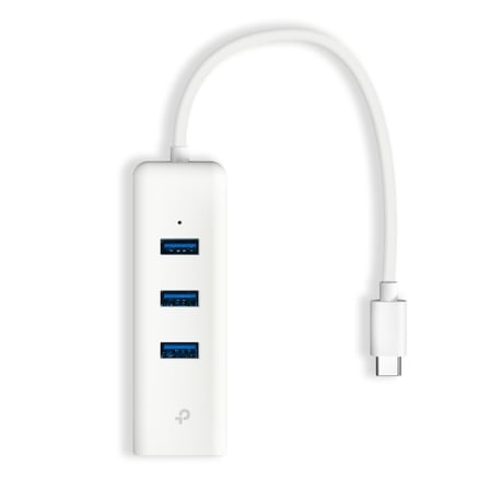  UE330C USB3.0 TYPE-C 3-PORT HUB VE GIGABIT ETHERNET ADAPTORU