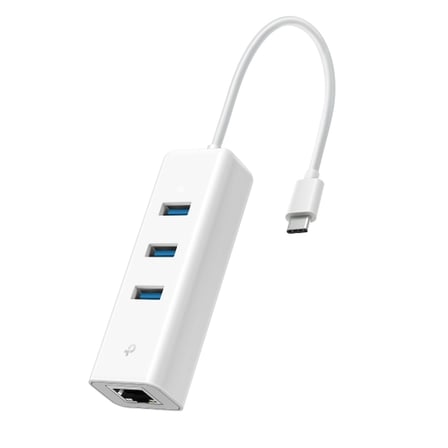  UE330C USB3.0 TYPE-C 3-PORT HUB VE GIGABIT ETHERNET ADAPTORU