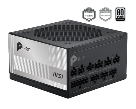 MSI PRO A850PL Power Supply 850 W 80+ Platinum PSU