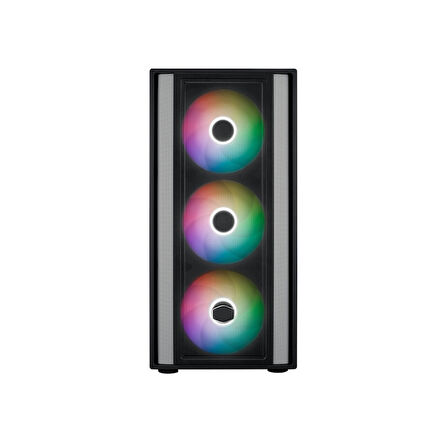CM MasterBox 600 TG Mesh Siyah ARGB 3x14cm Fanı, Normal ve Back-Connect Anakart Destekli  ATX Kasa