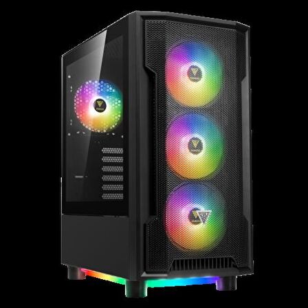 GAMDIAS ATHENA M6 Lite, 750W, Tempered Glass, Mesh, ARGB, 80+ Bronze, ATX, GAMING KASA