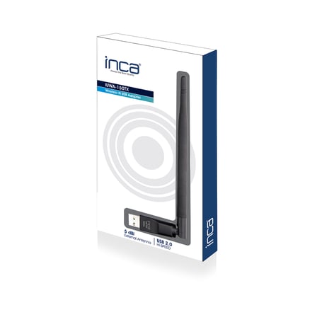 Inca IUWA-150TX 150 Mbps USB Kablosuz Ağ Adaptörü 5 dBi Antenli