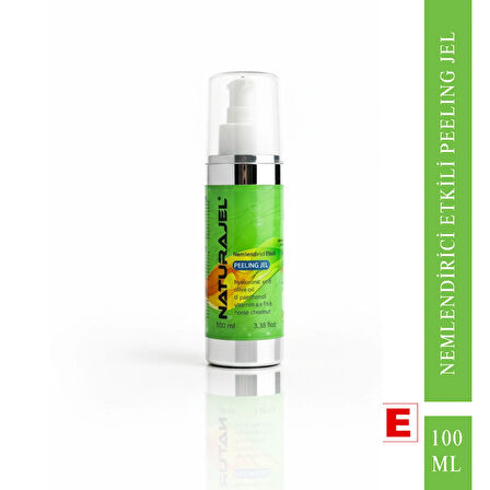 NATURAJEL Nemlendirici Etkili Peeling Jel, cildinizi nazikçe temizler, ölü hücrelerden arındırır ve derinlemesine nemlendirir. Düzenli kullanımda cilt tonunu eşitler, yumuşak ve pürüzsüz bir his bırakır. Hassas ciltler için uygundur, paraben içermez.