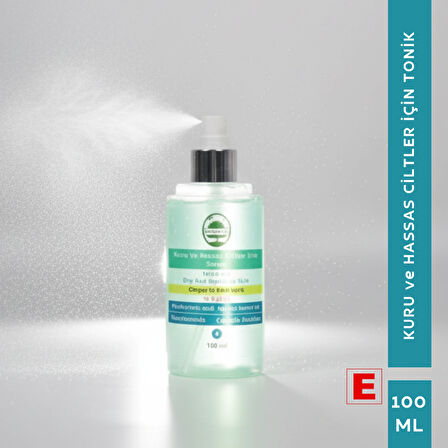 Kuru ve Hassas Ciltler İçin Tonik – Nazik Temizlik, Nem Desteği, Paraben İçermez, Cilt Yatıştırıcı, Gözenek Sıkılaştırıcı ve Günlük Kullanıma Uygun, Hassas Ciltler İçin Güvenli, Cilt Tonunu Dengeleyici ve Ferahlatıcı Bakım Ürünü