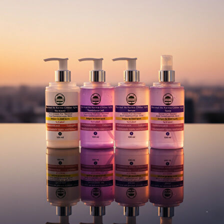 Normal ve Karma Ciltler İçin Yüz Bakım Seti - Günlük Cilt Temizliği ve Nem Desteği - Gözenek Sıkılaştırıcı ve Sebum Dengeleyici Etki - Pürüzsüz ve Canlı Görünüm İçin Özel Bakım - Hassas Ciltler İçin Uygun Formül - Doğal İçerikli Komple Cilt Bakım Çöz