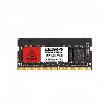 ARKTEK AKD4S16N3200, 16GB, DDR4, 3200Mhz, 1,2V, CL22, Notebook, SODIMM RAM