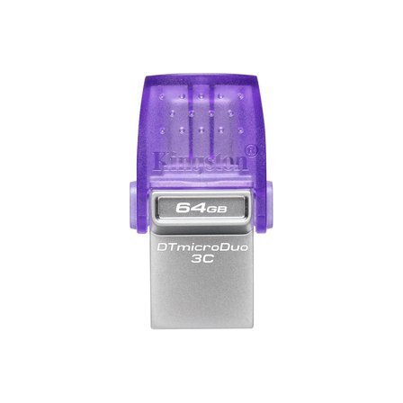 Kingston DataTraveler MicroDuo 3C 64 GB USB Bellek Type-C USB 3.2