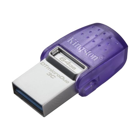 Kingston DataTraveler MicroDuo 3C 64 GB USB Bellek Type-C USB 3.2