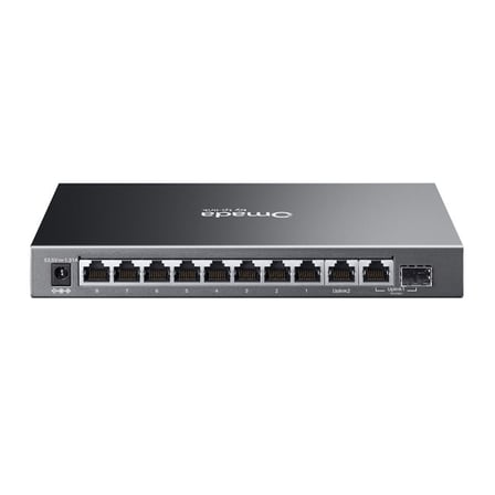 TP-Link ES210GP Omada Switch 10 Port Gigabit 8 PoE+ Siyah