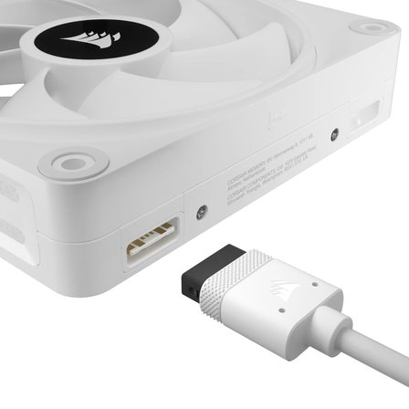 Corsair QX120 RGB 120mm PWM PC Fan Expansion Kit Beyaz