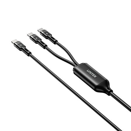 UNITEK 2in1 TYPE-C HIZLI ŞARJ KABLO C14146ABK01