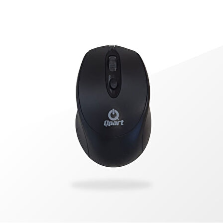 Qpart QM-03B 1600DPI Kablosuz Optik Siyah Mouse
