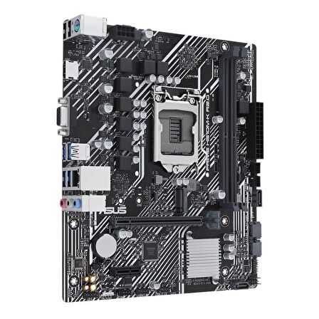 ASUS PRIME H510M-K R2.0 DDR4 3200MHZ 1XVGA 1XHDMI 1XM.2 USB 3.2 MATX 1200P (11. VE 10.NES L   LEMC  UYUMLU)