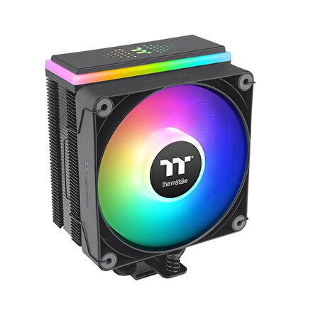  Astria 200 Black 12cm ARGB Fanlı, ARGB TT Logo Ledli LGA1700/AM5 Uyumlu İşlemci Soğutucu