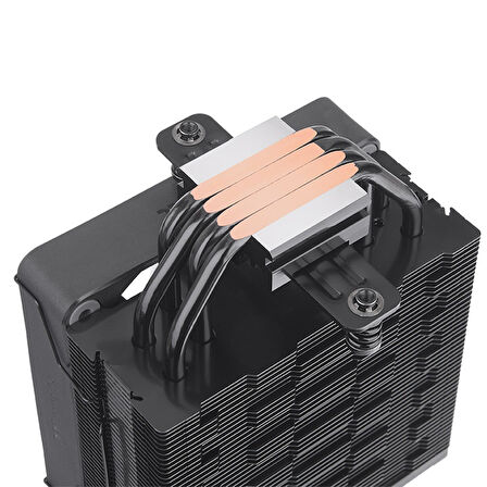  Astria 200 Black 12cm ARGB Fanlı, ARGB TT Logo Ledli LGA1700/AM5 Uyumlu İşlemci Soğutucu