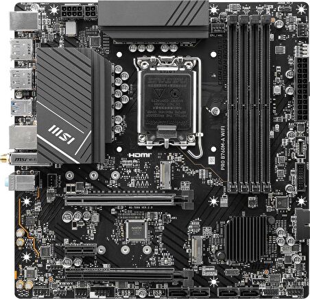  PRO B760M-A WIFI DDR5 6800(OC) M.2 mATX 1700p
