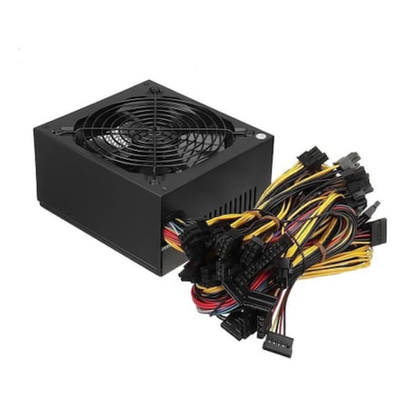 Olko 2200W Power Supply 14cm Fan ATX Aktif PFC Siyah 96% Verimlilik
