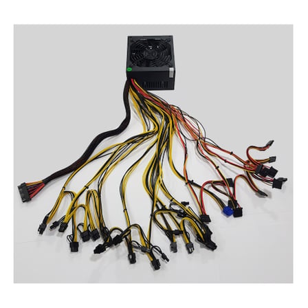 Olko 2200W Power Supply 14cm Fan ATX Aktif PFC Siyah 96% Verimlilik