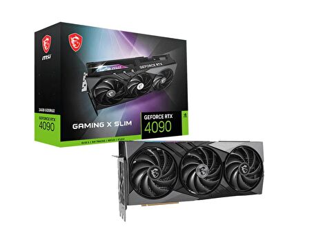 MSI VGA GEFORCE RTX 4090 GAMING X SLIM 24G RTX4090 24GB GDDR6X 384B DX12 PCIE 4.0 X16 (2XDP 2XHDMI)