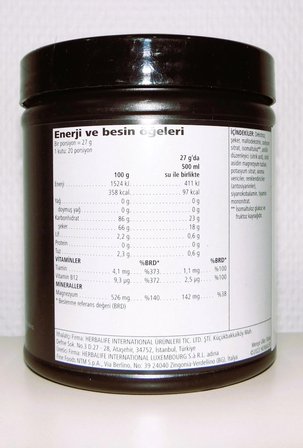 CR7 Drive Spor İçeceği Tozu – Açai Aromalı, B1 & B12 Vitaminli (540 g)