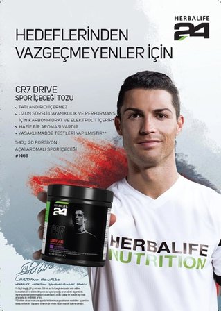CR7 Drive Spor İçeceği Tozu – Açai Aromalı, B1 & B12 Vitaminli (540 g)