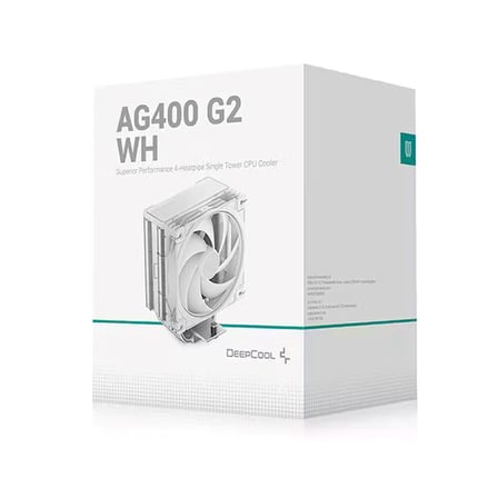 Deepcool AG400 İşlemci Soğutucu Beyaz 120mm Fan