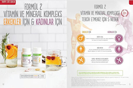 Formül 2 – Erkeklere özel - 24 Vitamin ve Mineral Kompleks 60 tablet