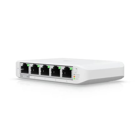 Ubiquiti USW-Flex-mini 5 Port Gigabit PoE+ Switch Beyaz