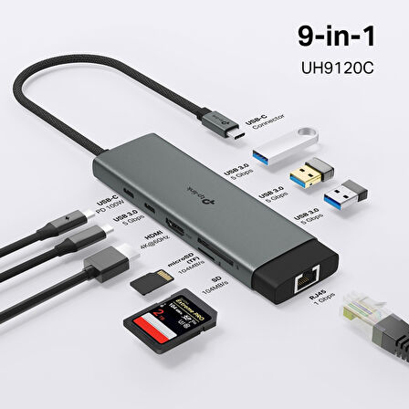 TP-LINK UH9120C TYPE-C 9 PORTLU HUB